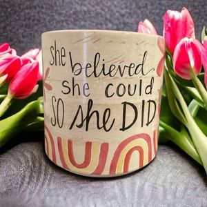 NEW Planter “She believed she could”